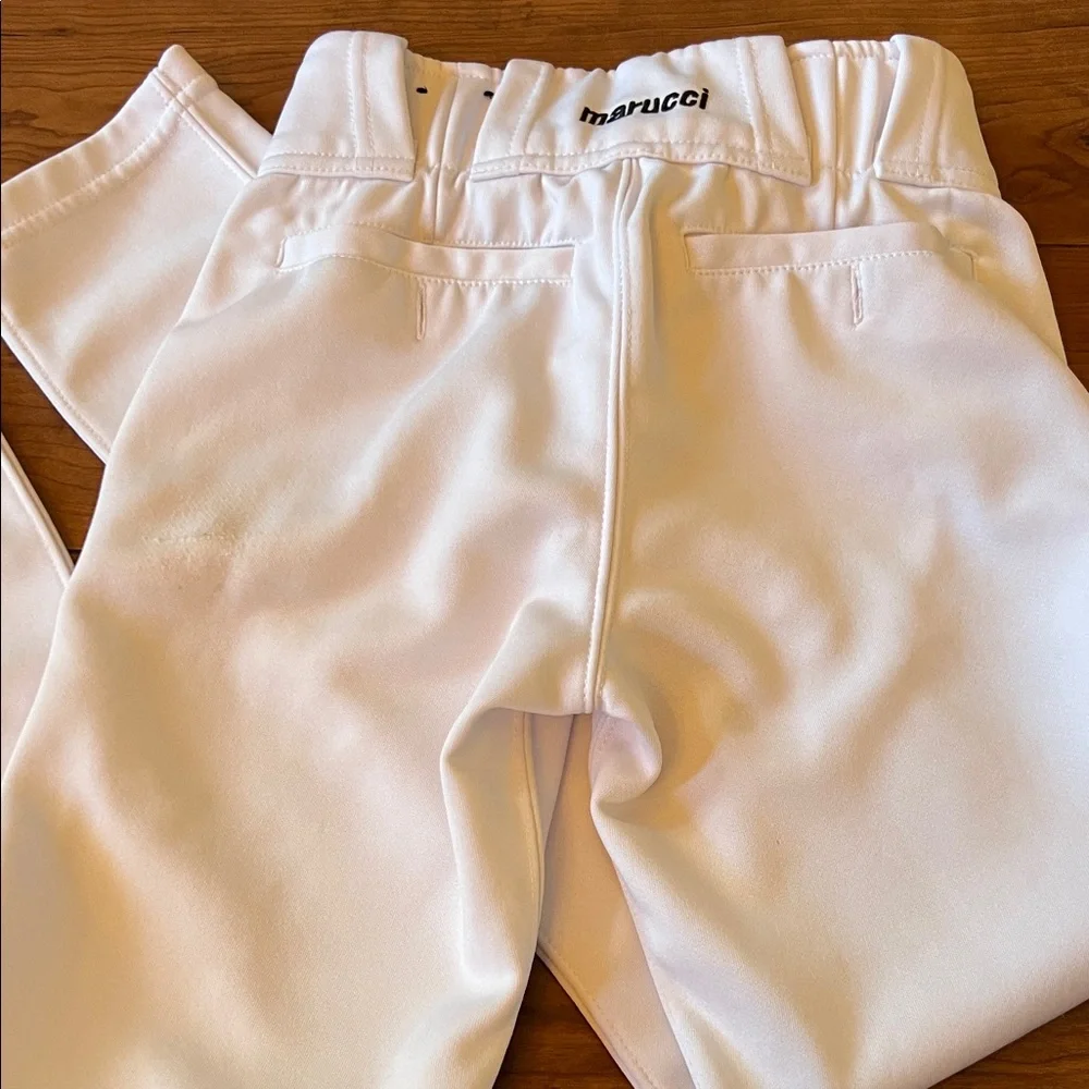 Kids' Classic White Used Baseball Pants - Picture 4 of 5
